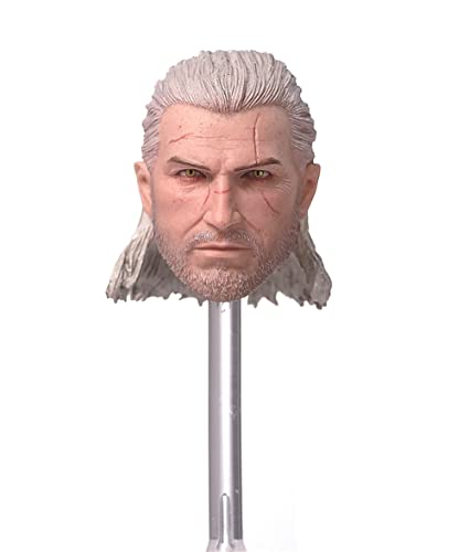 RTYBCDE 1/6 Männliche Kopfskulptur, Europäischer starker Mann, geschnitzt für 12-Zoll-Aktionfigur (B) von RTYBCDE