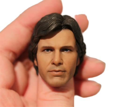RTYBCDE 1/6 Männliche Kopfskulptur, Harrison Ford, europäischer Mann, geschnitzt für 12-Zoll-Aktionfigurkörper (B) von RTYBCDE