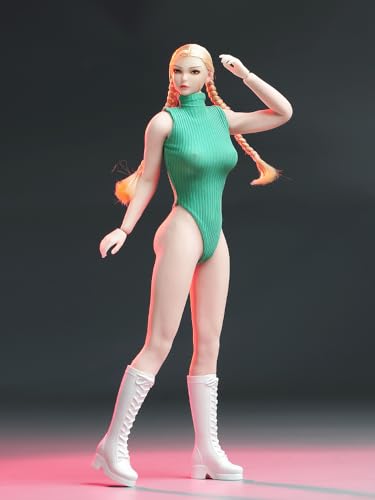 RTYBCDE 1/6 Maßstab Action-Figuren, 12 Zoll weibliche Soldaten superflexible Nahtlose Action-Figuren-Sammlung (Cammy) von RTYBCDE
