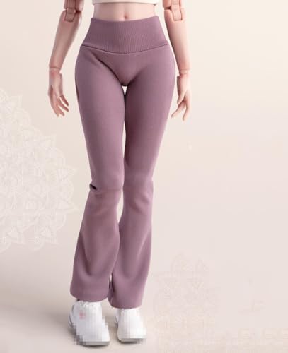 RTYBCDE 1/6 Maßstab weibliche Kleidung, weibliche Stretch-Sport-Hose Sportbe-Kleidung für 12-Zoll PH TBL JO Worldbox Action-Figuren-Körper (lila) von RTYBCDE