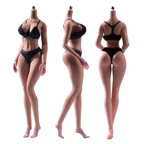 RTYBCDE 1/6 Maßstab weiblicher superflexibler Nahtloser Körper, 12 Zoll großbusige gebräunte Haut weibliche Figuren-Körper mit abnehmbaren Füßen Miniatur-Action-Figuren RTYBCDE 1/6 Maßstab weiblicher superflexibler Nahtloser Körper, 12 Zoll großbusige gebräunte Haut weibliche Figuren-Körper mit abnehmbaren Füßen Miniatur-Action-Figuren von RTYBCDE
