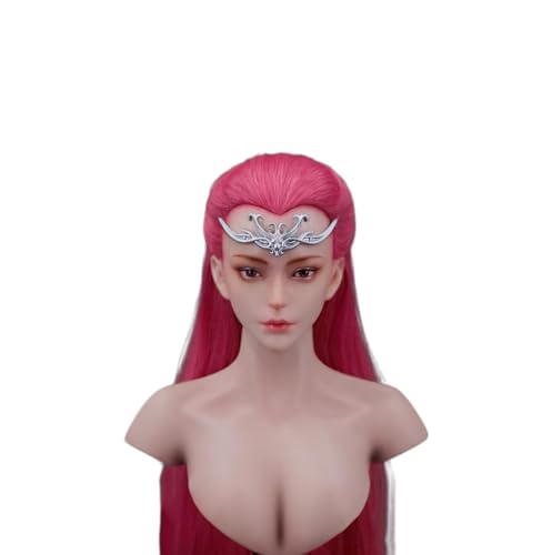 RTYBCDE 1/6 Skala Weibliche Kleidung, Weibliche Dicke gestreifte Hose, lose Hose, für 12-Zoll-PH-TBL-JO-Worldbox-Aktionfigurkörper (Rot) von RTYBCDE