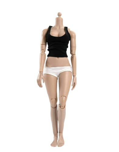 RTYBCDE 1/6 Weibliche Puppenkörper, 12-Zoll-XING-Serie, modifizierter, vielseitig Flexibler weiblicher Aktionfigurkörper (sonnengebräunt, großer Busen) von RTYBCDE