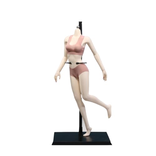 RTYBCDE JIAOUDOLL 1/6 weibl. Körper, 12 Zoll, asiatisch, flexibel, nahtlos, schmale Schultern, mittlerer Busen, Nicht abnehmbare Füße, Blasses Haut (JOQ-06C) von RTYBCDE