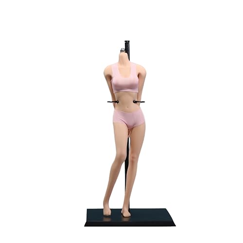 RTYBCDE JIAOUDOLL 1/6 weiblicher Körper, 12 Zoll, asiatisch, flexibel, nahtlos, schmale Schultern, mittlerer Busen, Nicht abnehmbare Füße, Normale Haut (JOQ-06C) von RTYBCDE