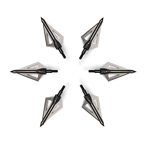 RTYBCDE Pfeilspitzen, Jagdspitzen, Pack von 12, 125-Grain-Jagdspitzen für Karbonpfeile, Armbrüste, Aluminiumpfeile und Fiberglaspfeile für Bogensport RTYBCDE Pfeilspitzen, Jagdspitzen, Pack von 12, 125-Grain-Jagdspitzen für Karbonpfeile, Armbrüste, Aluminiumpfeile und Fiberglaspfeile für Bogensport von RTYBCDE
