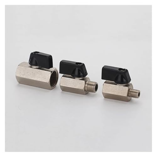 RUAJOGYNVM 1pc 1/2" BSP Female to Male Thread Two Way Brass Ball Valve Air Compressor Valve von RUAJOGYNVM