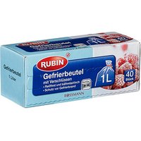 40 RUBIN Gefrierbeutel 1,0 l 40 RUBIN Gefrierbeutel 1,0 l von RUBIN