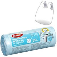 RUBIN Müllbeutel Geruchsstopp 35,0 l blau, 25 St. RUBIN Müllbeutel Geruchsstopp 35,0 l blau, 25 St. von RUBIN