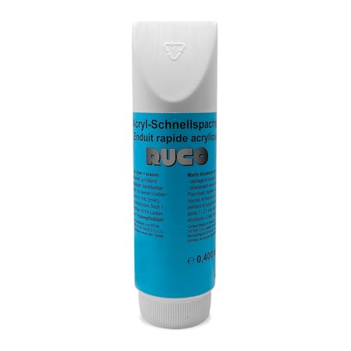 Schnellspachtel weiß für Innen 400 g - einfach zu dosieren, schnell trocknend, gut schleifbar, verarbeitungsfertig, überstreichbarer Fertigspachtel Schnellspachtel weiß für Innen 400 g - einfach zu dosieren, schnell trocknend, gut schleifbar, verarbeitungsfertig, überstreichbarer Fertigspachtel von RUCO