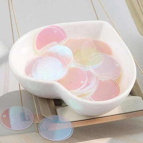 RUDDOG 90 Teile/los Transparente Pailletten 20mm Große Runde Pailletten Nähen Handwerk Mit Seite Loch Für Bekleidung DIY Lentejuelas Zubehör RUDDOG 90 Teile/los Transparente Pailletten 20mm Große Runde Pailletten Nähen Handwerk Mit Seite Loch Für Bekleidung DIY Lentejuelas Zubehör von RUDDOG
