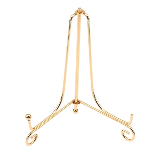 Gold Eisen Display Ständer Handwerk Halterung Buch Halter Foto Sockel Schüssel Gerüst Bild Platte Rack Staffelei Lagerung Dekoration von RUDFUZ