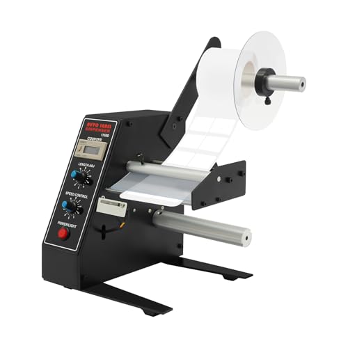 Automatischer Etikettenspender, Etikettentrennmaschine mit 0-999999 Automatische Zählung 9 Geschwindigkeiten und Längen Etikettenspender für Selbstklebende Etiketten, Barcode-Etiketten, usw Automatischer Etikettenspender, Etikettentrennmaschine mit 0-999999 Automatische Zählung 9 Geschwindigkeiten und Längen Etikettenspender für Selbstklebende Etiketten, Barcode-Etiketten, usw von RUETERY