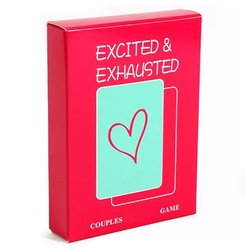 RUGBOL Spiele für Paare, kartenspiele, Spiele für Paare, Intimitätskartenspiel für Erwachsene, tolles Geschenk für Paare von RUGBOL