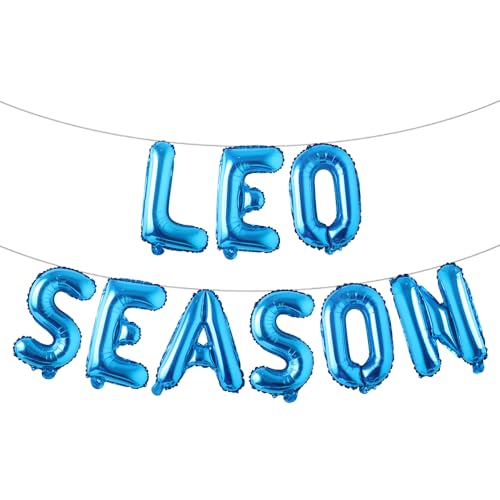 Ballon-Banner, Sternzeichen Juli August, Sternzeichen-Geburtstagsbanner, Sternzeichen Löwe, große Löwe, Energie, Horoskop, Astrologie, Geburtstagsparty-Dekorationen, mehrfarbig, 40,6 cm (LEO SEASON Ballon-Banner, Sternzeichen Juli August, Sternzeichen-Geburtstagsbanner, Sternzeichen Löwe, große Löwe, Energie, Horoskop, Astrologie, Geburtstagsparty-Dekorationen, mehrfarbig, 40,6 cm (LEO SEASON von RUIANSI