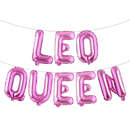 Ballon-Banner mit Löwenkönigin, Juli-August-Geburtstagsbanner, Löwenzeichen, Sternzeichen Löwe, Geburtstagsparty-Dekorationen für sie, Happy 21., 25., 30., 40., 50., 60. Geburtstag, Party-Dekoration Ballon-Banner mit Löwenkönigin, Juli-August-Geburtstagsbanner, Löwenzeichen, Sternzeichen Löwe, Geburtstagsparty-Dekorationen für sie, Happy 21., 25., 30., 40., 50., 60. Geburtstag, Party-Dekoration von RUIANSI
