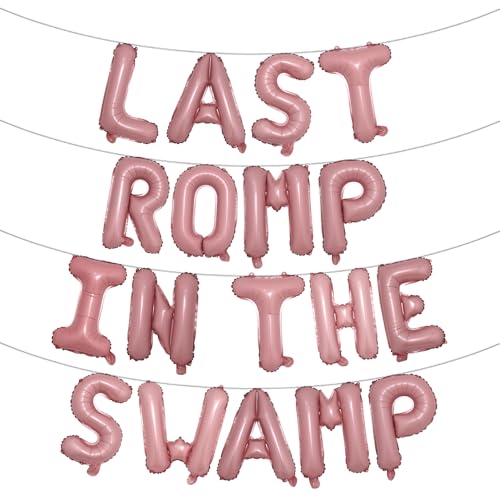 Buchstabenballons – Letzter Rumpf im SWAMP 40,6 cm, Alphabet-Buchstaben, Folienballon, Mylar-Ballon, Junggesellinnenabschied, Banner (Last Rock in the SWAMP) von RUIANSI