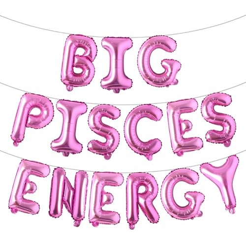 Mehrfarbige große Fische Energieballon-Banner, Geburtstagsparty-Dekoration, Fische Geburtstag, 40,6 cm Buchstaben, 21. Geburtstag, 30. Geburtstag, große Fische Energie, Rosenrot Mehrfarbige große Fische Energieballon-Banner, Geburtstagsparty-Dekoration, Fische Geburtstag, 40,6 cm Buchstaben, 21. Geburtstag, 30. Geburtstag, große Fische Energie, Rosenrot von RUIANSI