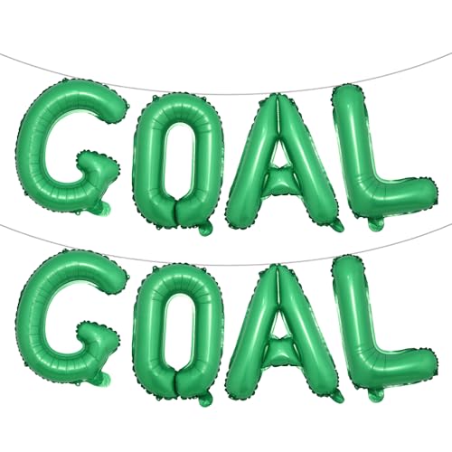 Tor-Banner, Fußball-Ballons, Fußball-Sport-Match-Banner, Folienballon-Dekoration, Partylieferant (Ziel, Grün) von RUIANSI