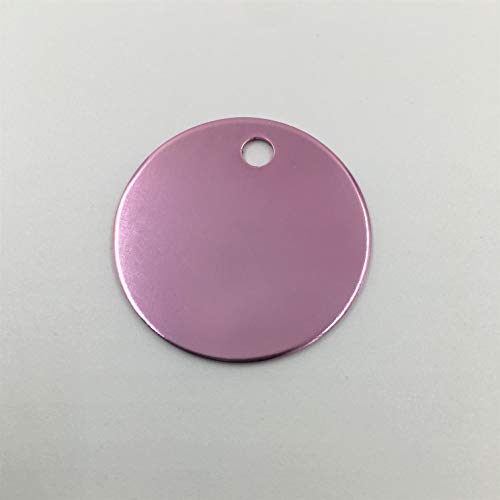 Runde, eloxiertes Aluminium, 2,5 cm, für Haustiermarken, 25 mm, 10 Stück 1INCH rose Runde, eloxiertes Aluminium, 2,5 cm, für Haustiermarken, 25 mm, 10 Stück 1INCH rose von RUINUO