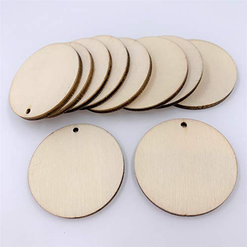 Unlackiertes Holz große Kreis-Ohrringe 3,8 cm Rohlinge Anhänger Schmuck Zubehör 25 Stück mit 3,8 cm x 0,8 cm Dicke Unlackiertes Holz große Kreis-Ohrringe 3,8 cm Rohlinge Anhänger Schmuck Zubehör 25 Stück mit 3,8 cm x 0,8 cm Dicke von RUINUO