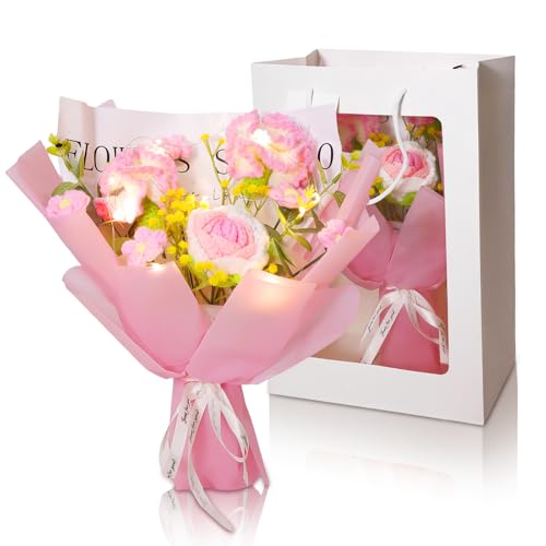 RUIOMII Gehäkelte Blumen, Plüsch Blume, Handgefertigt, Häkelblumen Geeignet FüR Muttertag, Geburtstage, Jahrestage, Hochzeiten Und Abschlussgeschenke! RUIOMII Gehäkelte Blumen, Plüsch Blume, Handgefertigt, Häkelblumen Geeignet FüR Muttertag, Geburtstage, Jahrestage, Hochzeiten Und Abschlussgeschenke! von RUIOMII