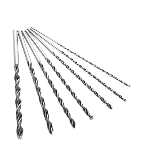 RUIQINGSANY 7 Stücke Spiralbohrer Set,Bohrer Set Spiralbohrer Schlangenbohrer für Bohrmaschine,Extra Lange HSS Direkt Schaft Bohrer Bit 300mm Lochöffner für Holz,Kunststoff,Holzbearbeitung,Aluminium RUIQINGSANY 7 Stücke Spiralbohrer Set,Bohrer Set Spiralbohrer Schlangenbohrer für Bohrmaschine,Extra Lange HSS Direkt Schaft Bohrer Bit 300mm Lochöffner für Holz,Kunststoff,Holzbearbeitung,Aluminium von RUIQINGSANY