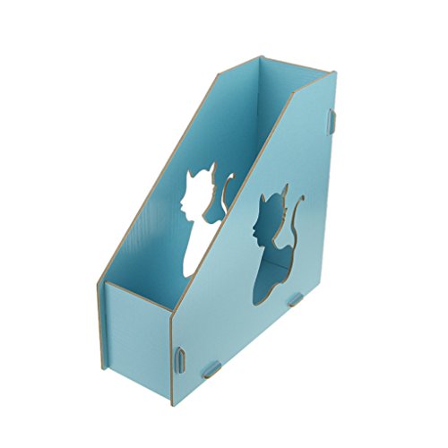 Holz Hohl Aufbewahrungsbox Zeitschriftenkörbe Stehsammler Stehordner Schreibtischorganizer DIY Katze Einzelregal für Aktenschränke Archivsammler Zeitschriftensammler für Desktop-Office-Speicher Holz Hohl Aufbewahrungsbox Zeitschriftenkörbe Stehsammler Stehordner Schreibtischorganizer DIY Katze Einzelregal für Aktenschränke Archivsammler Zeitschriftensammler für Desktop-Office-Speicher von RUIXIB