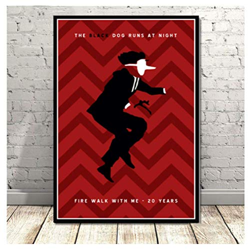 RUIYANMQ Leinwand Bild Twin Peaks Filmplakat Drucke Wandkunst Bilder Home Decor Geschenk Kq134Ym 40X60Cm Frameless von RUIYANMQ