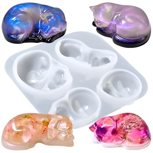 3D Hunde Katzen Silikonformen Gießformen Silikon Formen zum Gießen Schlafende Haustier Gedenkstatuen Silikonform Epoxidharz Formen Silikon Gießform Süß Tiere Seifenform Cartoon Dog Cats Silicone Mold 3D Hunde Katzen Silikonformen Gießformen Silikon Formen zum Gießen Schlafende Haustier Gedenkstatuen Silikonform Epoxidharz Formen Silikon Gießform Süß Tiere Seifenform Cartoon Dog Cats Silicone Mold von RUIYDZ