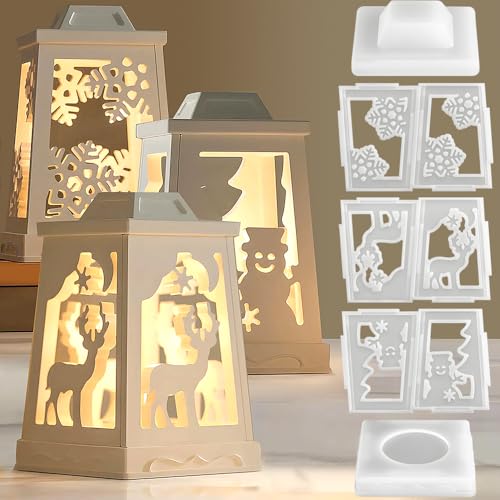 3D silikonformen gießformen weihnachten silikonform kerzenhalter gießformen silikon formen von RUIYDZ