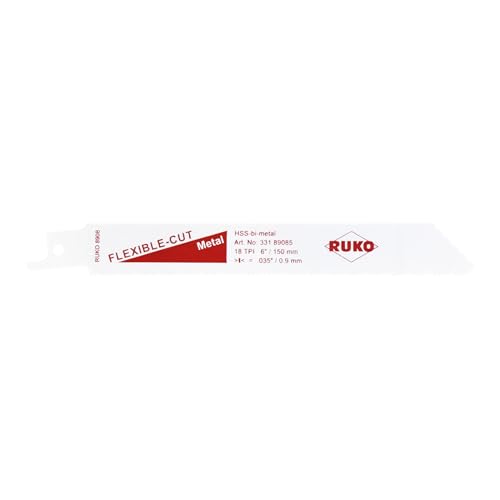 RUKO 5x Säbelsägeblatt 8908 HSS geschränkt gefräst - 33189085 RUKO 5x Säbelsägeblatt 8908 HSS geschränkt gefräst - 33189085 von RUKO
