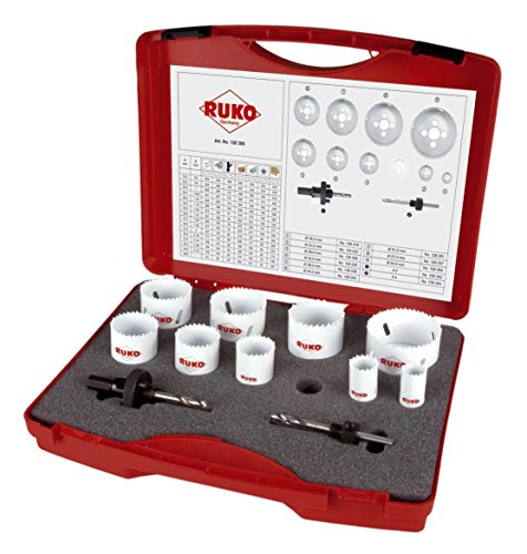 Ruko 126301 Lochsägensatz Sanitär HSS Co 8, 8-teilig von RUKO