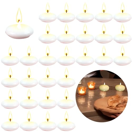 RUNEAY Schwimmkerzen Weiss, 38 Stück Schwimmkerze Paraffinwachs Schwimmende Kerzen für Abendessen Hochzeit Pool SPA Valentinstag Weihnachten Deko RUNEAY Schwimmkerzen Weiss, 38 Stück Schwimmkerze Paraffinwachs Schwimmende Kerzen für Abendessen Hochzeit Pool SPA Valentinstag Weihnachten Deko von RUNEAY