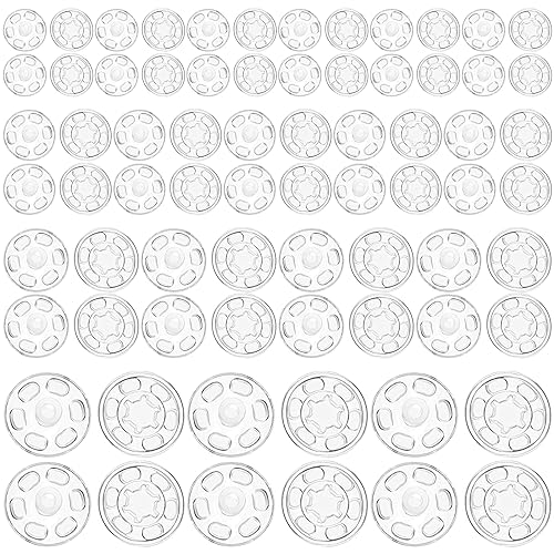 100 Paar Druckknöpfe,Druckknöpfe zum Annähen,Druckknopf zum Anähen,Druckknopf Annähen Unsichtbare,Kunststoff Druckknöpfe Transparent,für Nähen von Kleidung,DIY,Handwek,7mm,12mm,15mm,20mm 100 Paar Druckknöpfe,Druckknöpfe zum Annähen,Druckknopf zum Anähen,Druckknopf Annähen Unsichtbare,Kunststoff Druckknöpfe Transparent,für Nähen von Kleidung,DIY,Handwek,7mm,12mm,15mm,20mm von RUOJLING