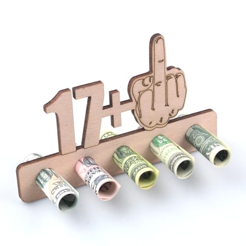 18. Geburtstag Originelle Lustig Geldgeschenk Holz 18 Geschenk Mann,Lustig 17+1 Geldgeschenk Deko,Geburtstagsgeschenke Deko Aus Holz,Jubiläum Geburtstagskarte Geschenke für Freunde,Familie 18. Geburtstag Originelle Lustig Geldgeschenk Holz 18 Geschenk Mann,Lustig 17+1 Geldgeschenk Deko,Geburtstagsgeschenke Deko Aus Holz,Jubiläum Geburtstagskarte Geschenke für Freunde,Familie von RUOXIXI