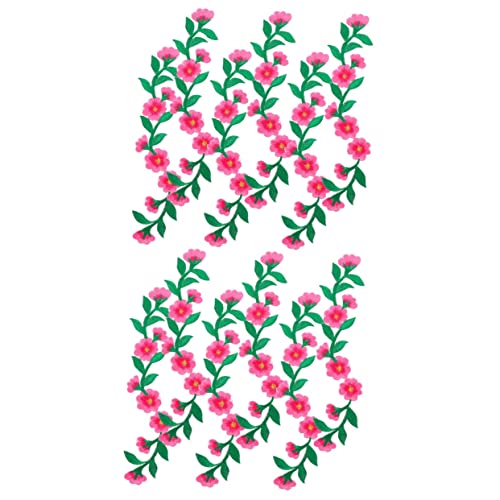 Bestickte Stoffaufnäher, Applikationen für Kleidung, 12 Applikationen, Eisen-Blumen-Dekor Bestickte Stoffaufnäher, Applikationen für Kleidung, 12 Applikationen, Eisen-Blumen-Dekor von RURUR
