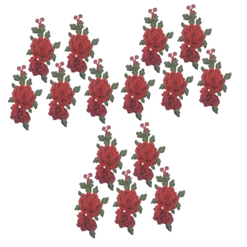 Bestickte Stoffaufnäher, Applikationen für Kleidung, 3 Sets zum Aufnähen, bestickte Blumen Bestickte Stoffaufnäher, Applikationen für Kleidung, 3 Sets zum Aufnähen, bestickte Blumen von RURUR