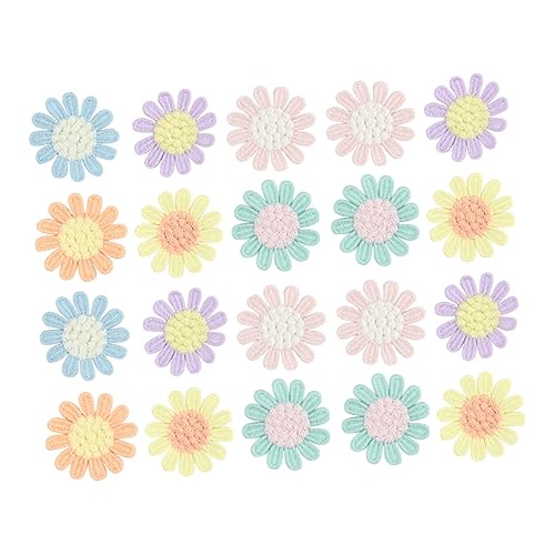 Bestickte Stoffaufnäher in Blumenform, Applikationen für Kleidung, 20 Stück bestickte Aufnäher in Blumenform Bestickte Stoffaufnäher in Blumenform, Applikationen für Kleidung, 20 Stück bestickte Aufnäher in Blumenform von RURUR