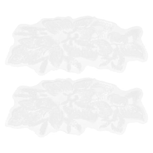 Bestickte Stoffaufnäher mit Blumenmuster, Applikationen für Kleidung, 1 Paar bestickte Aufnäher in Blumenform Bestickte Stoffaufnäher mit Blumenmuster, Applikationen für Kleidung, 1 Paar bestickte Aufnäher in Blumenform von RURUR
