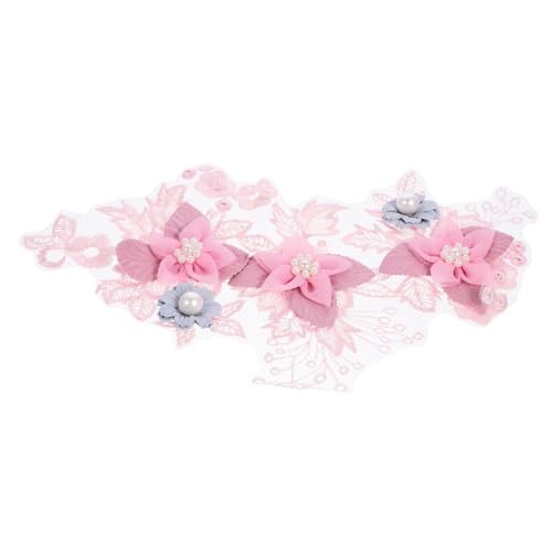 Bestickte Stoffaufnäher mit Blumenmuster, Applikationen für Kleidung, 2 handgefertigte Blumen-Aufnäher und Spitzendesign Bestickte Stoffaufnäher mit Blumenmuster, Applikationen für Kleidung, 2 handgefertigte Blumen-Aufnäher und Spitzendesign von RURUR