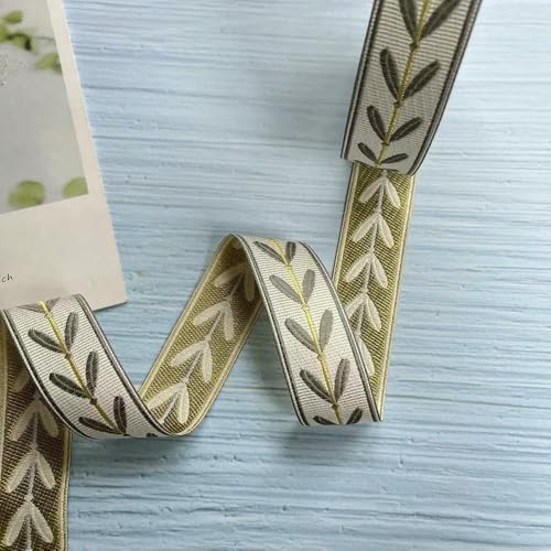 Jacquard-Band, bestickter Stoff, 45 Meter/viele Blumen für Vorhänge, Kleidungszubehör (Gary) von RURUR