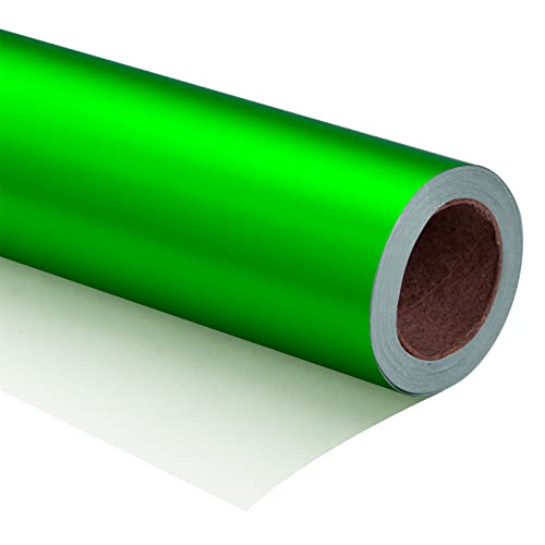 RUSPEPA Hellgrünes Metallic-Geschenkpapier – Mini-Rolle – Einfarbiges, Mattes Papier, Perfekt Für Hochzeit, Geburtstag, Weihnachten, Babyparty – 44 cm X 10 m RUSPEPA Hellgrünes Metallic-Geschenkpapier – Mini-Rolle – Einfarbiges, Mattes Papier, Perfekt Für Hochzeit, Geburtstag, Weihnachten, Babyparty – 44 cm X 10 m von RUSPEPA