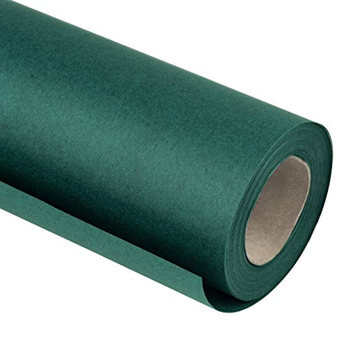 RUSPEPA Kraftpapierrolle – 44,5 cm X 10 m – Recycelbares Papier, Perfekt Zum Einwickeln, Basteln, Verpacken, Bodenbelag, Staumaterial, Paket, Tischläufer, Grün RUSPEPA Kraftpapierrolle – 44,5 cm X 10 m – Recycelbares Papier, Perfekt Zum Einwickeln, Basteln, Verpacken, Bodenbelag, Staumaterial, Paket, Tischläufer, Grün von RUSPEPA