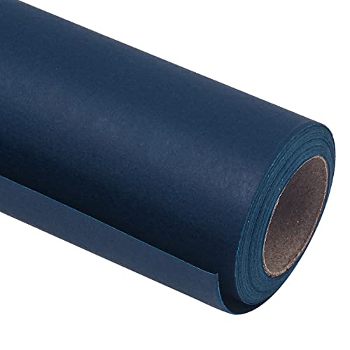 RUSPEPA Kraftpapierrolle – 44,5 cm X 10 m – Recycelbares Papier, Perfekt Zum Einwickeln, Basteln, Verpacken, Bodenbelag, Staumaterial, Paket, Tischläufer, Marineblau RUSPEPA Kraftpapierrolle – 44,5 cm X 10 m – Recycelbares Papier, Perfekt Zum Einwickeln, Basteln, Verpacken, Bodenbelag, Staumaterial, Paket, Tischläufer, Marineblau von RUSPEPA