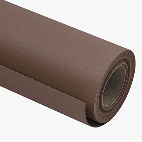 RUSPEPA Kraftpapierrolle - 44,5 cm x 10 m - Recycelbares Papier, perfekt zum Einwickeln, Basteln, Verpacken, Bodenbelag, Staumaterial, Paket, Tischläufer, Schokoladenbraun RUSPEPA Kraftpapierrolle - 44,5 cm x 10 m - Recycelbares Papier, perfekt zum Einwickeln, Basteln, Verpacken, Bodenbelag, Staumaterial, Paket, Tischläufer, Schokoladenbraun von RUSPEPA