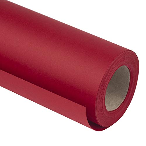 RUSPEPA Rote Kraftpapierrolle – 44,5 cm x 30 m – recycelbares Papier, perfekt für Kunsthandwerk, Kunst, Verpackung, Post, Versand, Staumaterial und Pakete RUSPEPA Rote Kraftpapierrolle – 44,5 cm x 30 m – recycelbares Papier, perfekt für Kunsthandwerk, Kunst, Verpackung, Post, Versand, Staumaterial und Pakete von RUSPEPA