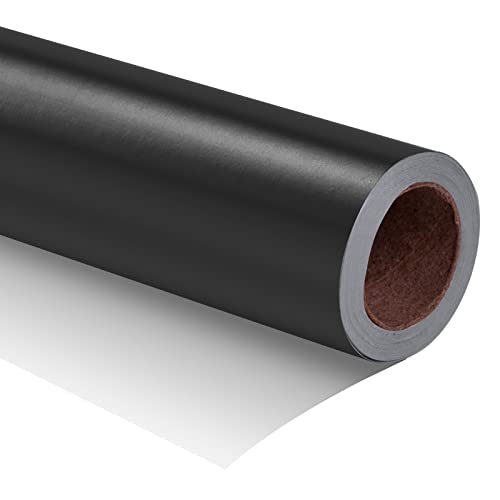 RUSPEPA Schwarzes Metallic-Geschenkpapier – Einfarbiges, Mattes Papier, Perfekt Für Hochzeit, Geburtstag, Weihnachten, Babyparty – 44 cm X 10 m RUSPEPA Schwarzes Metallic-Geschenkpapier – Einfarbiges, Mattes Papier, Perfekt Für Hochzeit, Geburtstag, Weihnachten, Babyparty – 44 cm X 10 m von RUSPEPA