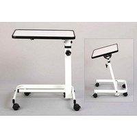 RUSSKA Comfort Beistelltisch Holz weiß 60,0 x 40,0 x 66,0 - 98,0 cm von RUSSKA