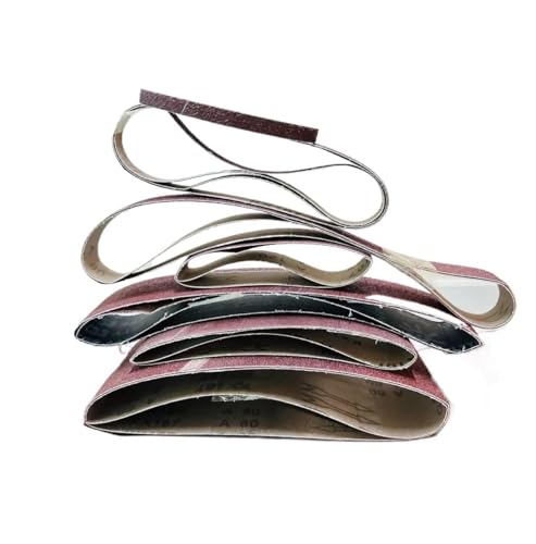 Schleifbänder, Sandstrahlwerkzeuge, 10 Stück 760 x 25 mm Schleifbänder Schleifsiebband P40 – P1000 for Schleifen und Polieren von Holz und Weichmetall(100 Grit) von RUTHYEARS